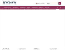 Tablet Screenshot of nordmann-engineering.com